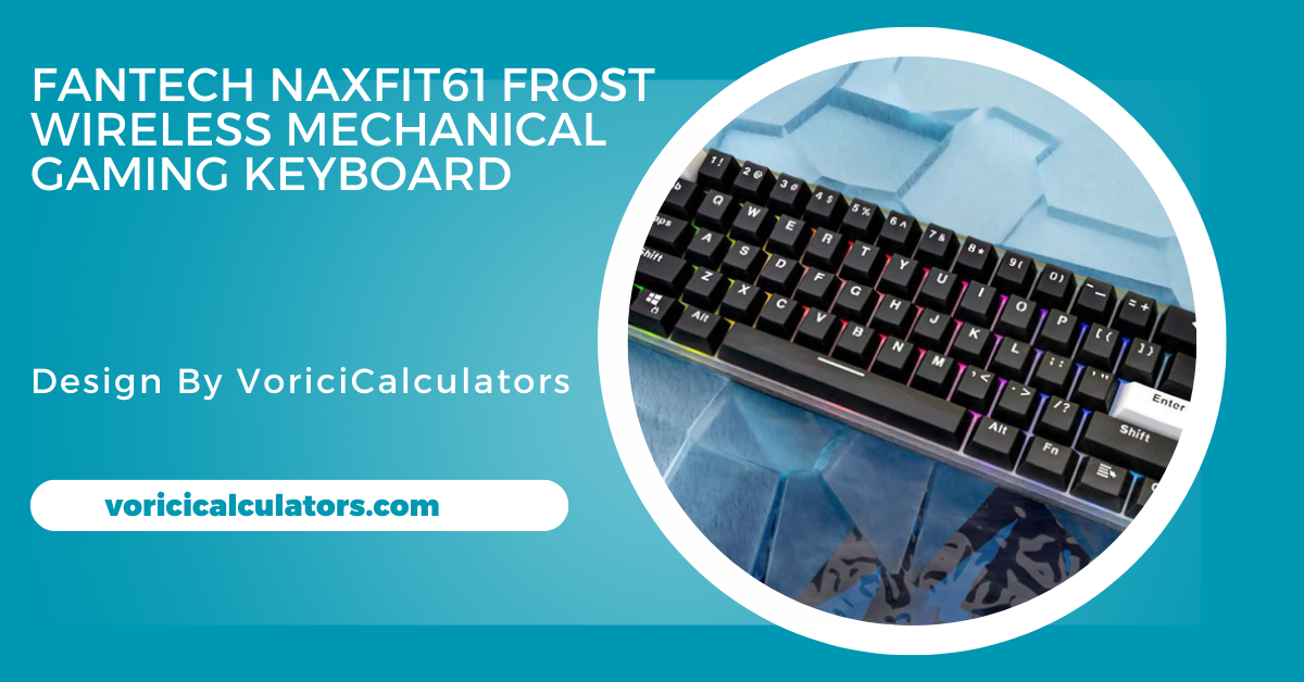 Fantech Naxfit61 Frost Wireless Mechanical Gaming Keyboard